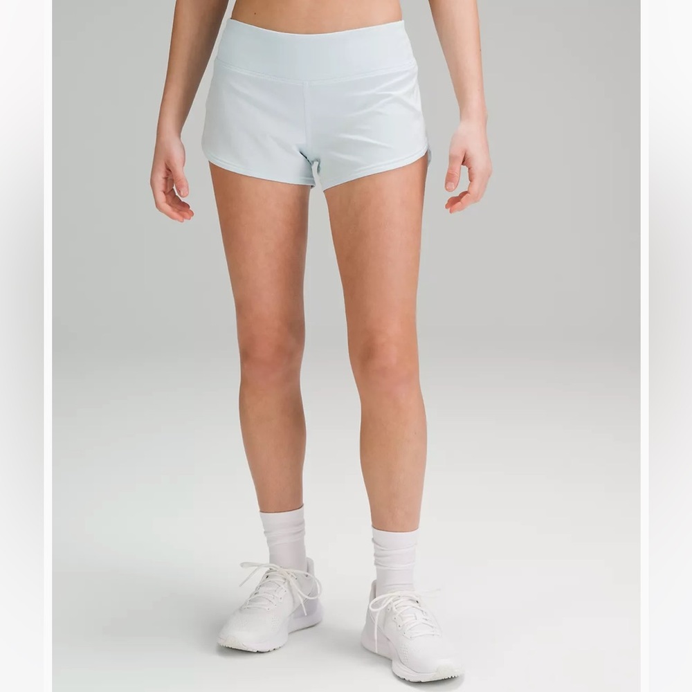 Lululemon Speed Up short in a light blue size 4